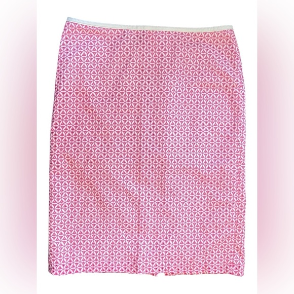 Talbots Pink Embroidered Eyelet Skirt – Size 6 - Picture 1 of 4